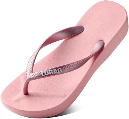 women's flat flip flops, lightweight and slim flip flops, casual flat sandals, non-slip pads, breathable beach flip flops, summer seaside quick-drying flat sandals on Amazon.ae - Price Tracker