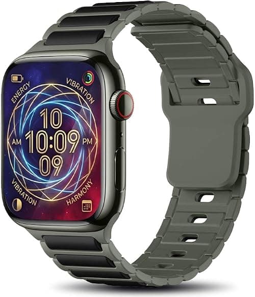 RKINC Sports Strap Compatible with Apple Watch 49mm 46mm 45mm 44mm 42mm 41mm 40mm 38mm, Soft Silicone Strap Watchband iWatch Series 11 10 9 8 7 6 SE 5 4 3 2 Ultra SE 3 2 1 on Amazon.ae - Price Tracker