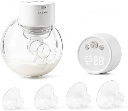 Baybee Electric Wearable Breast Pump 1 Pack, 150ml | Hands Free Breastfeeding Pump with 4 Modes, 9 Suction Levels, LED Display, USB-C Charging, Quiet BPA-Free Portable Milk Collector for Nursing Moms على Amazon.ae - متتبع الأسعار