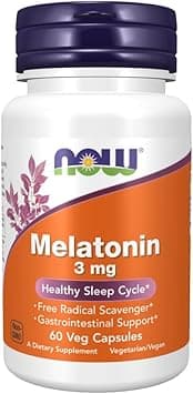 Now Foods Melatonin 3mg, 60 Veg Capsules - Amazon.ae Price Tracker