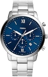 Fossil Men Chronograph Quartz Watch With Stainless Steel Strap Fs5792 - Best Deal Finder