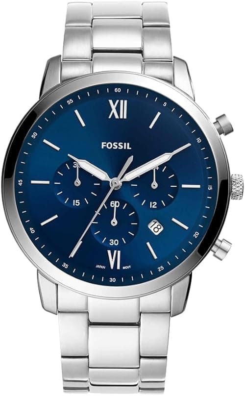 Fossil Men Chronograph Quartz Watch With Stainless Steel Strap Fs5792 on Amazon.ae - Price Tracker