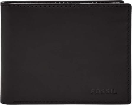 Fossil Derrick RFID Passcase, Black, Black on Amazon.ae - Price Tracker