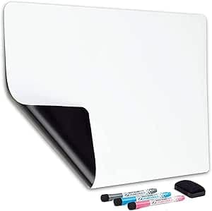 AnBo Magnetic Dry Erase Whiteboard Sheet for Fridge 17x12in, Whiteboard, 3 Pens and Eraser - Refrigerator White Board Planner & Organizer on Amazon.ae - Price Tracker