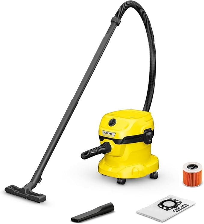 Karcher WD 2 Plus Multi-Purpose Wet and Dry Vacuum Cleaner – Compact 1000W Suction with 12L Container for Home and Garage Cleaning on Amazon.ae - Price Tracker