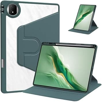 Gruattreay Clear Case Compatible with Honor MagicPad 2 12.3 Inch 2024,Acrylic Transparent Rotating Protective Case,Multi-View Stand,with Pen Slot,Auto Sleep/Wake (Green) on Amazon.ae - Price Tracker