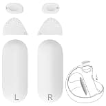 Geekria Anti-Slip Silicone Pad Compatible with Sony PSVR 2, PlayStation VR2 Grip Covers, Controller Handle Protector Sticker, Button Protection Pad Kit (White) - Best Deal Finder