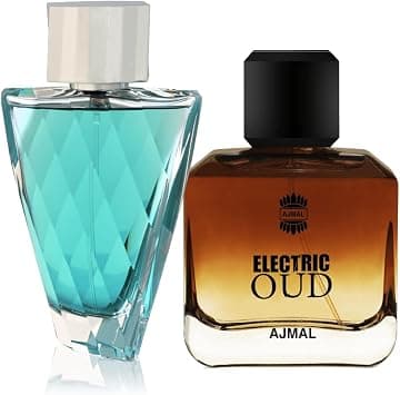 Ajmal Perfumes Fasety - Him EDP 95ml & Electric Oud - Premium Men's Fragrance Combo on Amazon.ae - Price Tracker