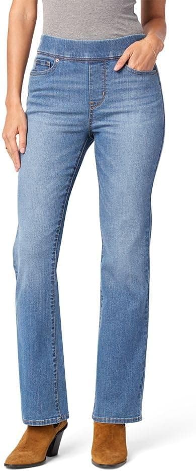 Signature by Levi Strauss & Co. Gold Label Women's Totally Shaping Pull-On Bootcut on Amazon.ae - Price Tracker