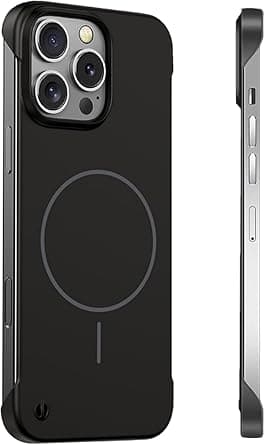 RUNGOS for iPhone 15 Pro Max Case MagSafe (Bare Metal Feel) [Built-in Strong Magnet] [Rapid Heat Dissipation] Slim Borderless Case for iPhone 15 Pro Max Phone Case, Thin Sturdy MagSafe Cover 6.7'' on Amazon.ae - Price Tracker