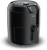 TEFAL Easy fry | Air Fryer | 0.8Kg/4.2L | Compact design with XL capacity | Adjustable Temperature | Bake, Grill and Roast | Non-stick | 60Hz | Black | 2 Years Warranty | EY201827 - متتبع أسعار Amazon.sa