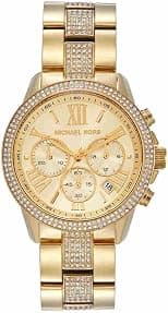 MICHAEL KORS Brynn Watch für Damen, Quarz-Chronographenwerk mit Edelstahlarmband - Best Deal Finder
