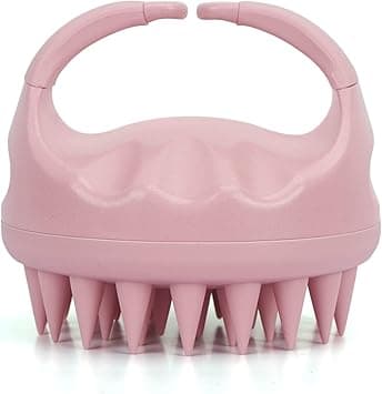 McMola Scalp Massager Shampoo Brush, Hair Scrub Brush with Soft & Flexible Silicone Bristles Hair Care and Head Relaxation, Wet and Dry Hair Scrubber/Exfoliator for Dandruff Removal & Hair Growth Pink on Amazon.ae - Price Tracker