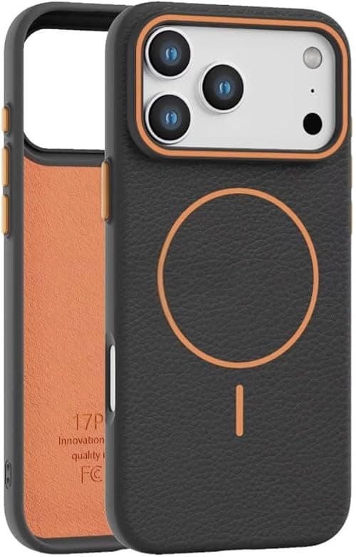 Case 17 Pro Max, TPU Shock-Absorbent Basic Cover, case cover (2025) - Black and orange (Black and orange) on Amazon.ae - Price Tracker