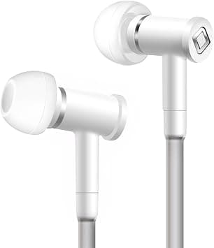 Aircom A1 Airtube Stereo Anti-Radiation Active Headphones for iPhone 7 Plus Gold - 256 GB Earbuds Wired Headset with Mic, Noise Isolating, True Live Sound (White) - US Patent # 6453044 على Amazon.ae - متتبع الأسعار