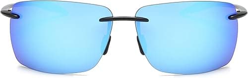Rimless Polarized Sports Sunglasses for Men Women Driving Running Fishing Golf 100% UV Blocking Glasses Mirror Lens Shades on Amazon.ae - Price Tracker