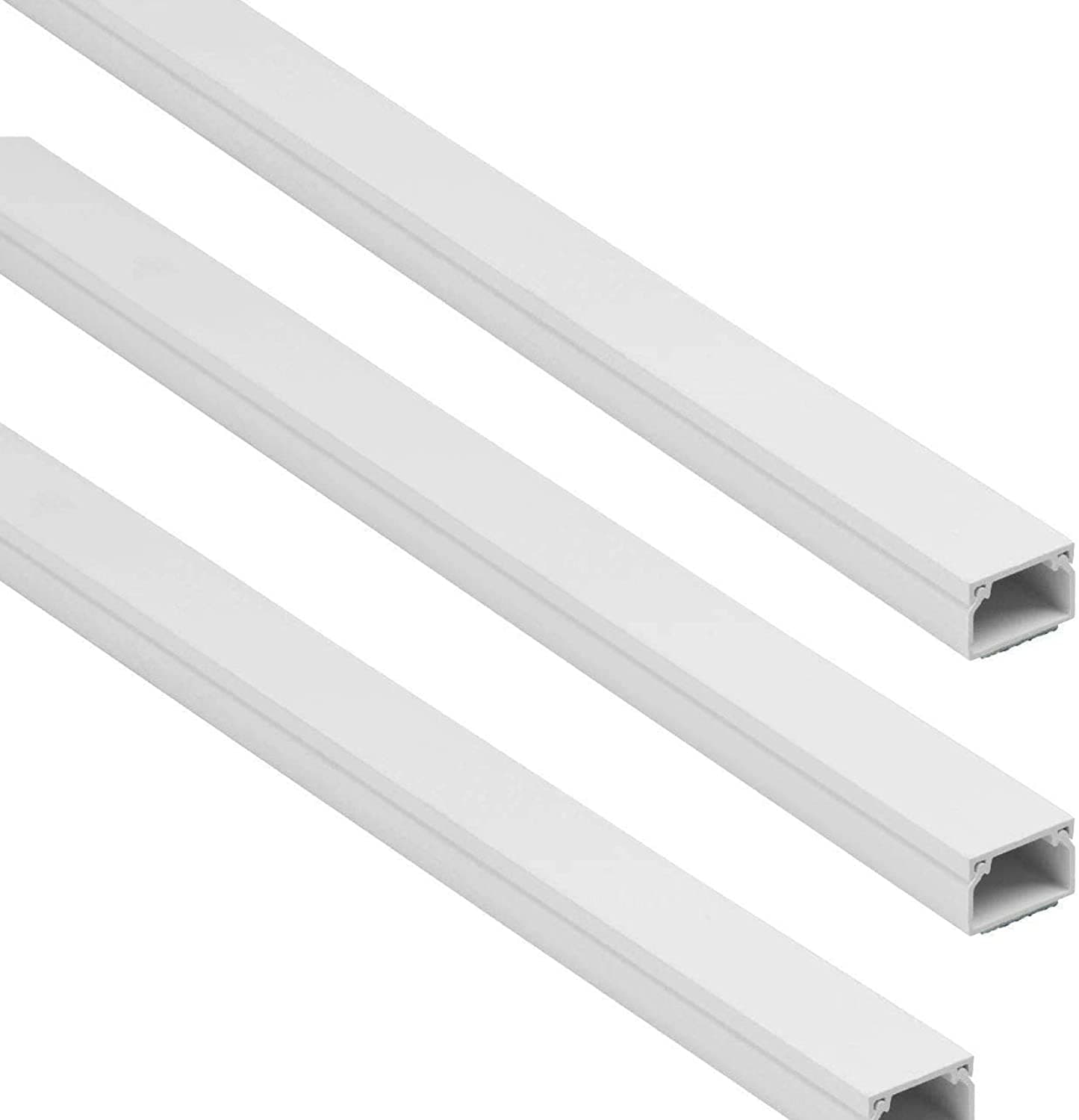 Royal Apex 90Cm Square Cable Box Self Adhesive Pvc Trunking White Wall Cord Cover Concealer On-Wall Wire Paintable Management Raceway To Hide Wires - Pack Of 1 (3Pcs 16X16X900Mm) on Amazon.ae - Price Tracker