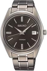Seiko Herren-Uhr Quarz Titan mit Edelstahlband - دليلك لأفضل العروض