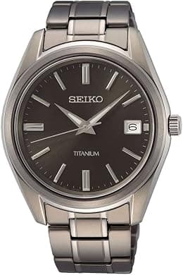Seiko Herren-Uhr Quarz Titan mit Edelstahlband - دليلك لأفضل العروض