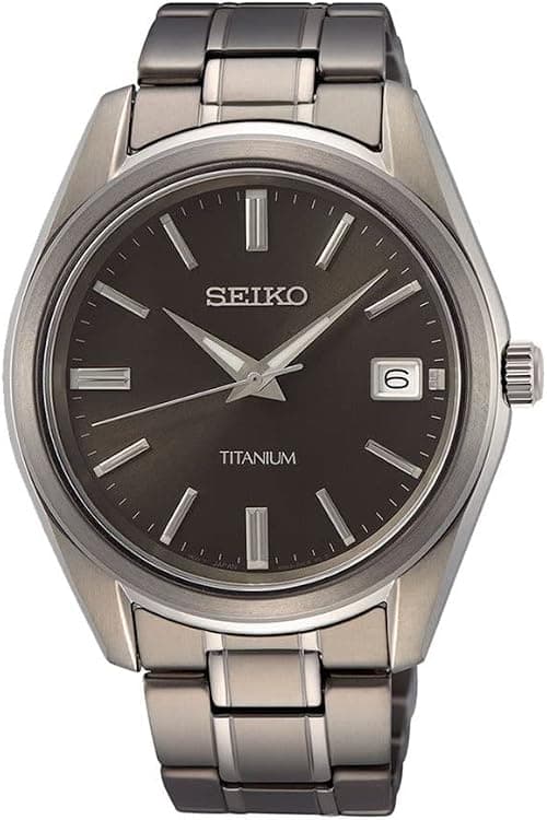 Seiko Herren-Uhr Quarz Titan mit Edelstahlband على أمازون - دليلك لأفضل العروض