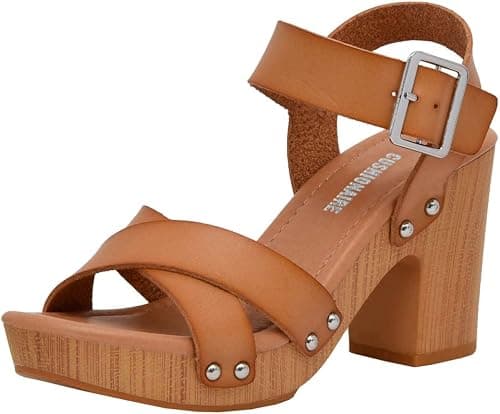 Dunes Women's Sayer Faux Wood Sandal +Comfort Foam & LiteSole Technology on Amazon.ae - Price Tracker