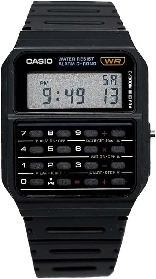 Casio Unisex Watch - CA-53W-1Z Black/Grey Dial, Black Band on Amazon.ae - Price Tracker