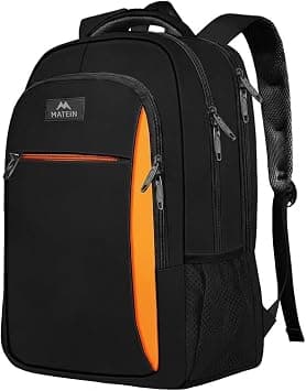 MATEIN OrangeTravel Backpack, Slim Sturdy 15.6 Inch Laptop Bag for College on Amazon.sa - Price Tracker