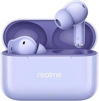 Realme Buds T200 TWS Earbuds with 13mm Dynamic Bass Driver, AI ENC for Calls, 40Hrs Battery, Fast Charging, Bluetooth 5.3, IPX5 Water Resistant, Touch Controls – for Android & iOS (Dreamy Purple) on Amazon.ae - Price Tracker