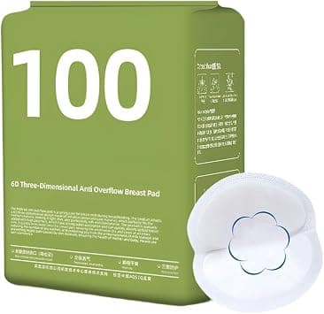 100 Count Disposable Nursing Pads For Breastfeeding, Ultra-Thin and Super-absorbent Breast Pads, Soft and Breathable Feeding Pads, 3D Shape Nipple covers, Individually Packaged (Green) on Amazon.ae - Price Tracker