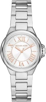 Michael Kors Damenuhruhr Camille Multifunction, Edelstahluhr mit Edelstahlarmband, 33 mm Gehäusegröße - متتبع أسعار Amazon.sa