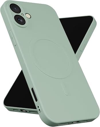 MOBILIUS for iPhone 16 Plus Case,[Soft Anti-Scratch Microfiber Lining][Compatible with MagSafe] Magnetic Shockproof Phone Case Designed for iPhone 16 Plus, Gray-green on Amazon.ae - Price Tracker