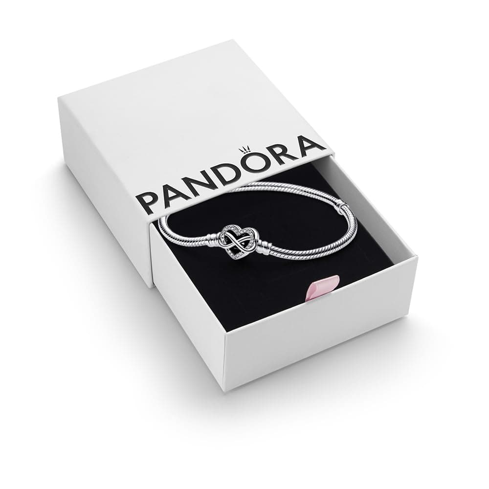 Pandora 592645C01 Women's Bracelet Silver Sparkling Infinity Heart on Amazon.ae - Price Tracker