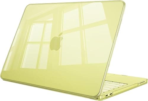 FINTIE Case for Macbook Neo 13-inch (2026) A18 Pro Chip (Model A3404) - Ultra Slim Anti-Yellowing Transparent Hard Shell Protective Cover for Macbook Neo 13" Retina Display, Crystal Citrus on Amazon.ae - Price Tracker
