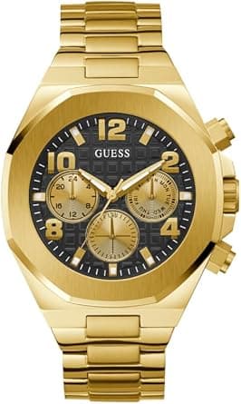 Guess Empire Mens Gold Tone Multi-Function Watch GW0489G2 - Amazon.ae Price Tracker