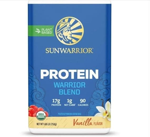 Sunwarrior - Warrior Blend High Performance| Plant-Based | Keto-Friendly |Vegan |Organic Protein Powder Vanilla 750 g on Amazon.ae - Price Tracker