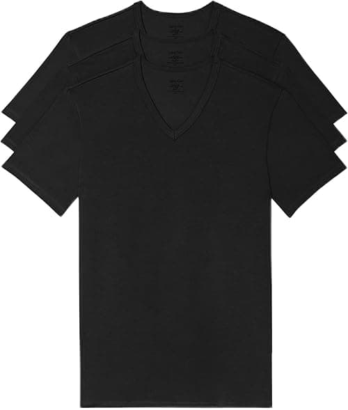 Calvin Klein mens Cotton Stretch Multipack V Neck T-Shirts Base Layer (pack of 3) on Amazon.ae - Price Tracker