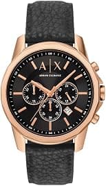 Armani Exchange AX1769 44mm Rose-Gold Tone Quartz Chronograph Stainless Steel Watch for Men - Best Deal Finder