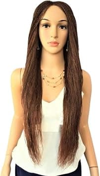 WOW BRAIDS Twisted Wigs, Micro Million Twist Wig - Color 30/35 - 22 Inches. Ultra Thin and Light Synthetic Hand Braided Wigs for Black Women. on Amazon.ae - Price Tracker