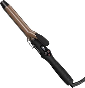 EAGLE FORTRESS 1 Inch Ceramic Curling Iron with Clamp على Amazon.ae - متتبع الأسعار