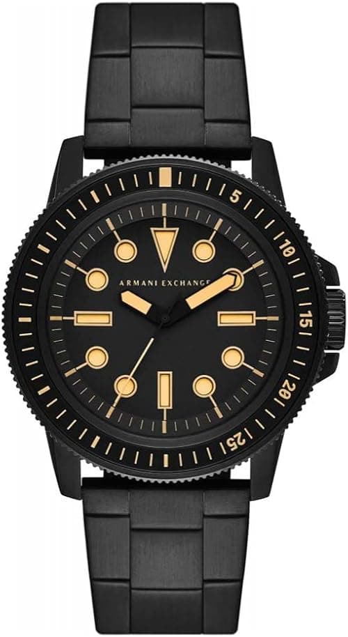 Armani Exchange Men's Watch, Three-Hand Movement, 44 mm Silver Stainless Steel Case with Stainless Steel Strap, AX1853 on Amazon.ae - Price Tracker