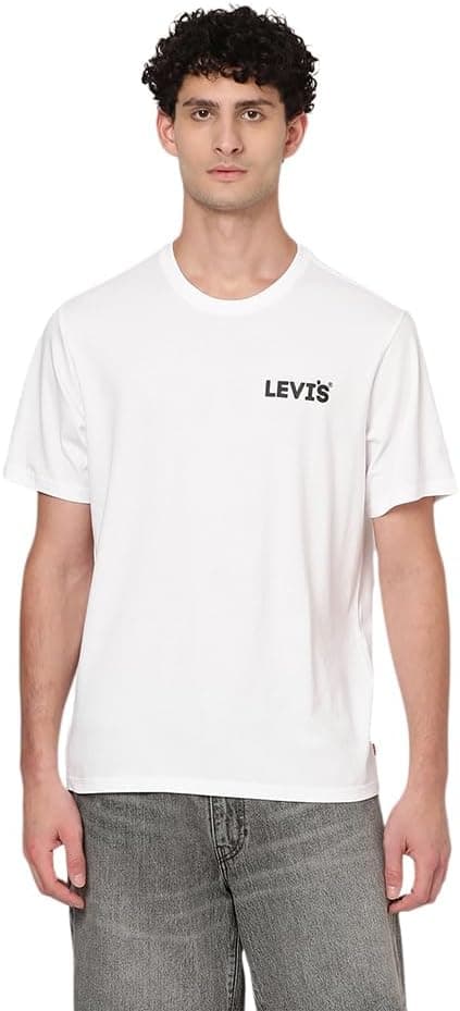 Levi's Mens Relaxed Fit Short Sleeve Graphic T-Shirt Regular Fit (pack of 1) on Amazon.ae - Price Tracker