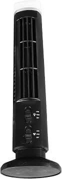 13 Bladeless Tower Fan, 90° Oscillating Fans for Indoors with 2 Speeds, LED Light, Portable USB Standing Fan for Bedroom Home, Office, Mini Size, 34dB Quiet Cooling, Easy to on Amazon.ae - Price Tracker