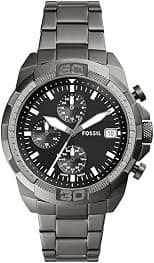 Fossil men's bronson chronograph, smoke-tone stainless steel watch, fs5852 - Best Deal Finder