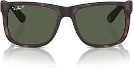 Ray-Ban RB4165 Justin Rectangular Sunglasses - متتبع أسعار Amazon.sa