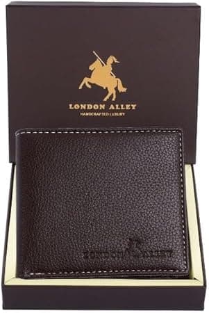 LONDON ALLEY Onex Wallet | RFID Protected | Classic Leather Wallet, BROWN, Classic - Amazon.ae Price Tracker
