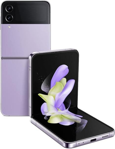 SAMSUNG Galaxy Z Flip 4 Cell Phone, Factory Unlocked Android Smartphone, 256GB, Flex Mode, Hands Free Camera, Compact, Foldable Design, Informative Cover Screen, US Version, 2022, Bora Purple on Amazon.ae - Price Tracker