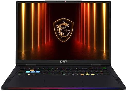 MSI (Upgraded) Raider 18 HX AI 18" QHD+ IPS 240Hz Display Gaming Laptop; Intel Core Ultra 9 285HX 2.1GHz; GeForce RTX 5090 GPU 24GB GDDR7; 64GB DDR5-6400 RAM; 2TB NVMe M.2 SSD on Amazon.ae - Price Tracker