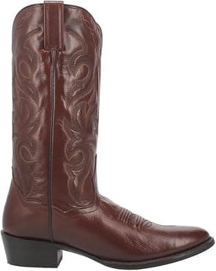 Dan Post Mens Milwaukee Embroidered Narrow Round Toe Casual Boots Mid Calf - Black on Amazon.sa - Price Tracker