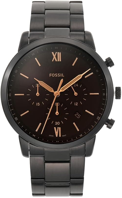 Fossil Men's Quartz Watch, Analog Display and Stainless Steel Strap - FS5525 on Amazon.ae - Price Tracker