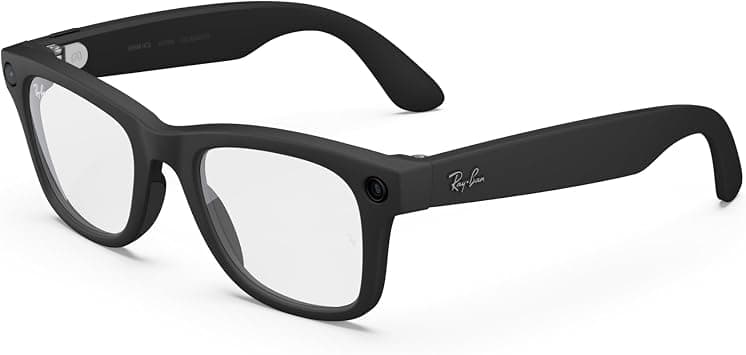 Ray-Ban | Meta Wayfarer (Gen 2) - Matte Black, Clear Lenses on Amazon.ae - Price Tracker